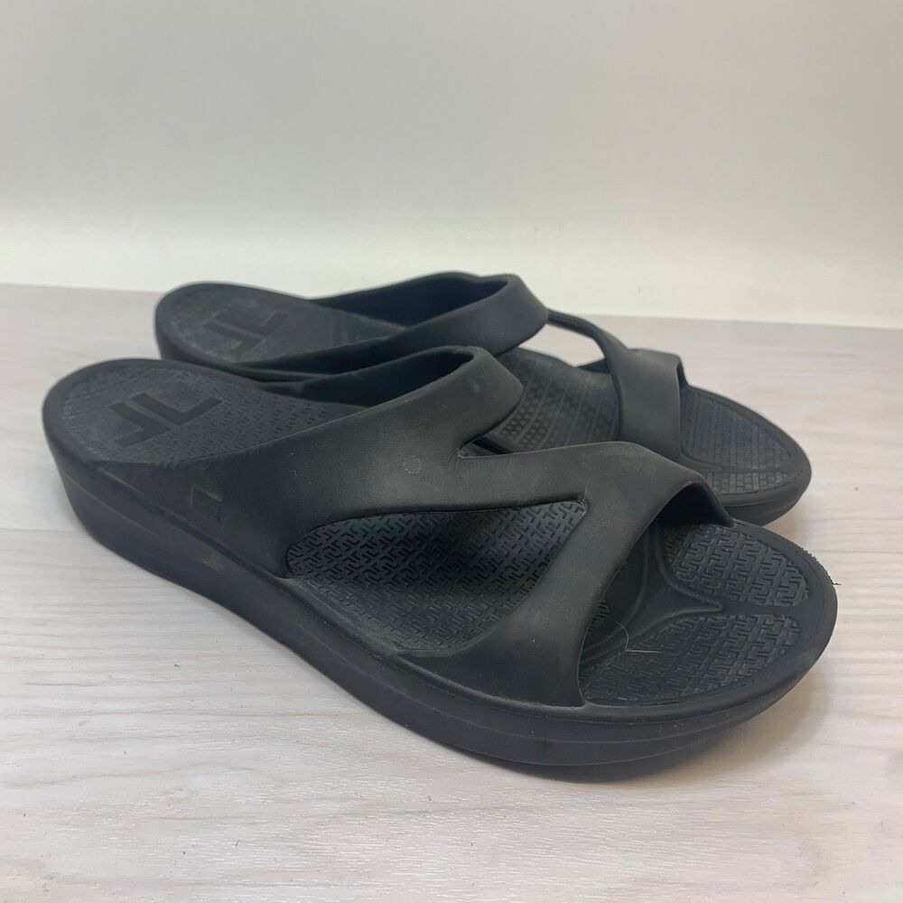 telic z strap Recovery Sandal Slides Women’s Size M/L 8 Black
